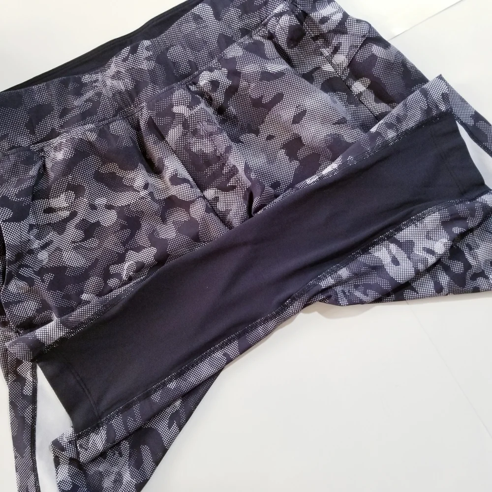 LULULEMON | T.H.E Short Linerless 9” Short Variegated Mesh Camo Black